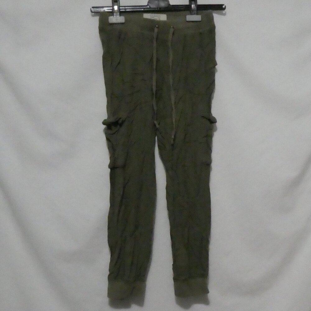 JOGGER | small | Olive Green Cargo Joggers | GUC